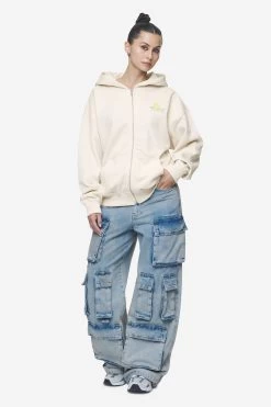 Flora Sweat Jacket Washed Coast Sand -Pegador® PGDR Next Wave E COMMERCE WMNS DAY 246289