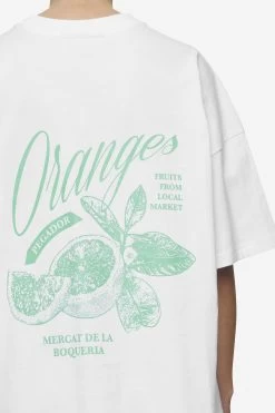 Tia Heavy Oversized Tee White -Pegador® PGDR Next Wave E COMMERCE WMNS DAY 246325