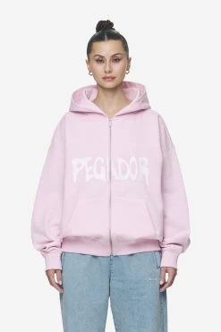 Ramira Oversized Sweat Jacket Washed Bubblegum -Pegador® PGDR Next Wave E COMMERCE WMNS DAY 246332