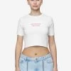 Reyna Cropped Baby Tee White -Pegador® PGDR Next Wave E COMMERCE WMNS DAY 2 PART 246453