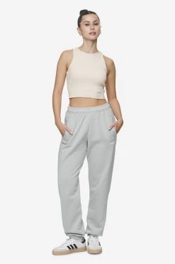 Villa High Waisted Sweat Pants Washed Sky Grey White Gum -Pegador® PGDR Next Wave E COMMERCE WMNS DAY 2 PART 246484