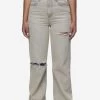 Romani Destroyed High Waist Jeans Washed Coast Sand -Pegador® PGDR Next Wave E COMMERCE WMNS PANTS DAY 24556