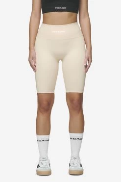 Lupita Biker Shorts Coast Sand White