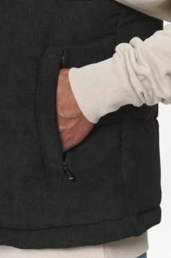 Bardon Cord Puffer Vest Black -Pegador® PGDR OUTERWEAR MENS6022