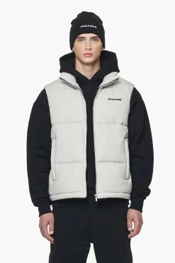 Landin Puffer Vest Ash Grey