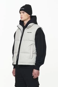 Landin Puffer Vest Ash Grey -Pegador® PGDR OUTERWEAR MENS6036
