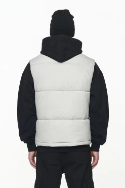Landin Puffer Vest Ash Grey -Pegador® PGDR OUTERWEAR MENS6044