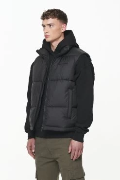 Landin Puffer Vest Black -Pegador® PGDR OUTERWEAR MENS6175
