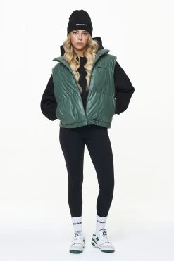 Angel Puffer Vest Garden Green -Pegador® PGDR OUTERWEAR WMNS5439