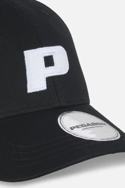 P Logo Cap Black White -Pegador® PLOGOCAPBLACKWHITE4