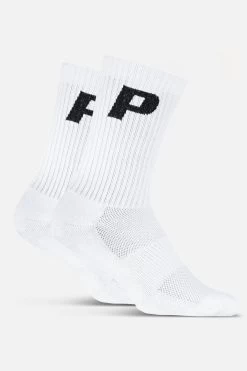 P Logo Socks White Black -Pegador® PLogoSocksWhiteBlack1