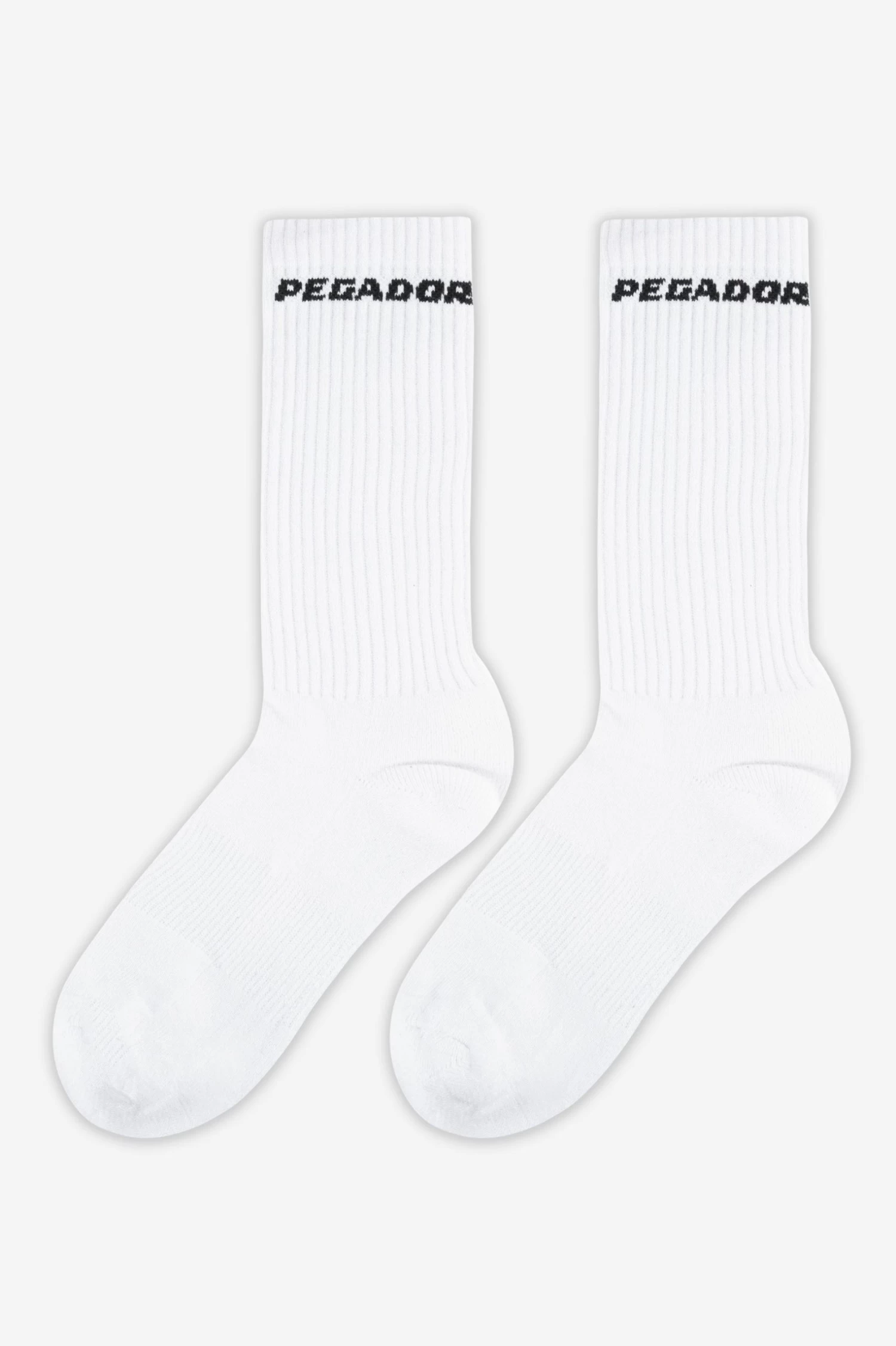 Side Logo Socks White Black 4 Side Logo Socks White Black - Image 2
