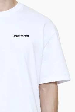 Logo Oversized Tee White -Pegador® dPGDR BUILD TO LAST E COMMERCE MENS6922