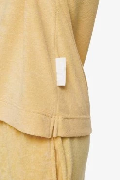 Cecina Frottee Overshirt Golden Sun -Pegador® detail PGDR BLACKFRIDAY 2023 WMNS18951