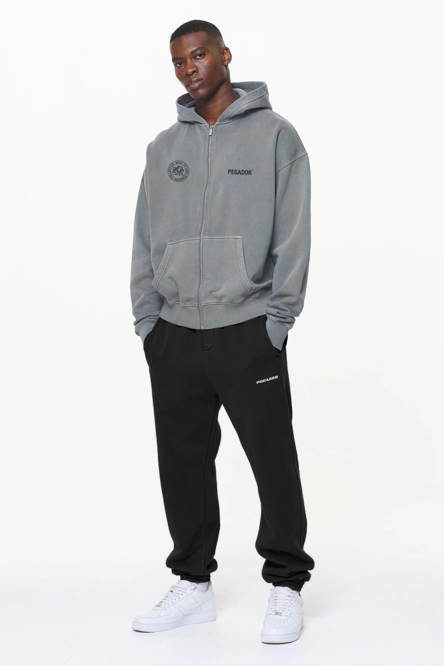 Dike Oversized Sweat Jacket Vintage Grey 4 Dike Oversized Sweat Jacket Vintage Grey - Image 2