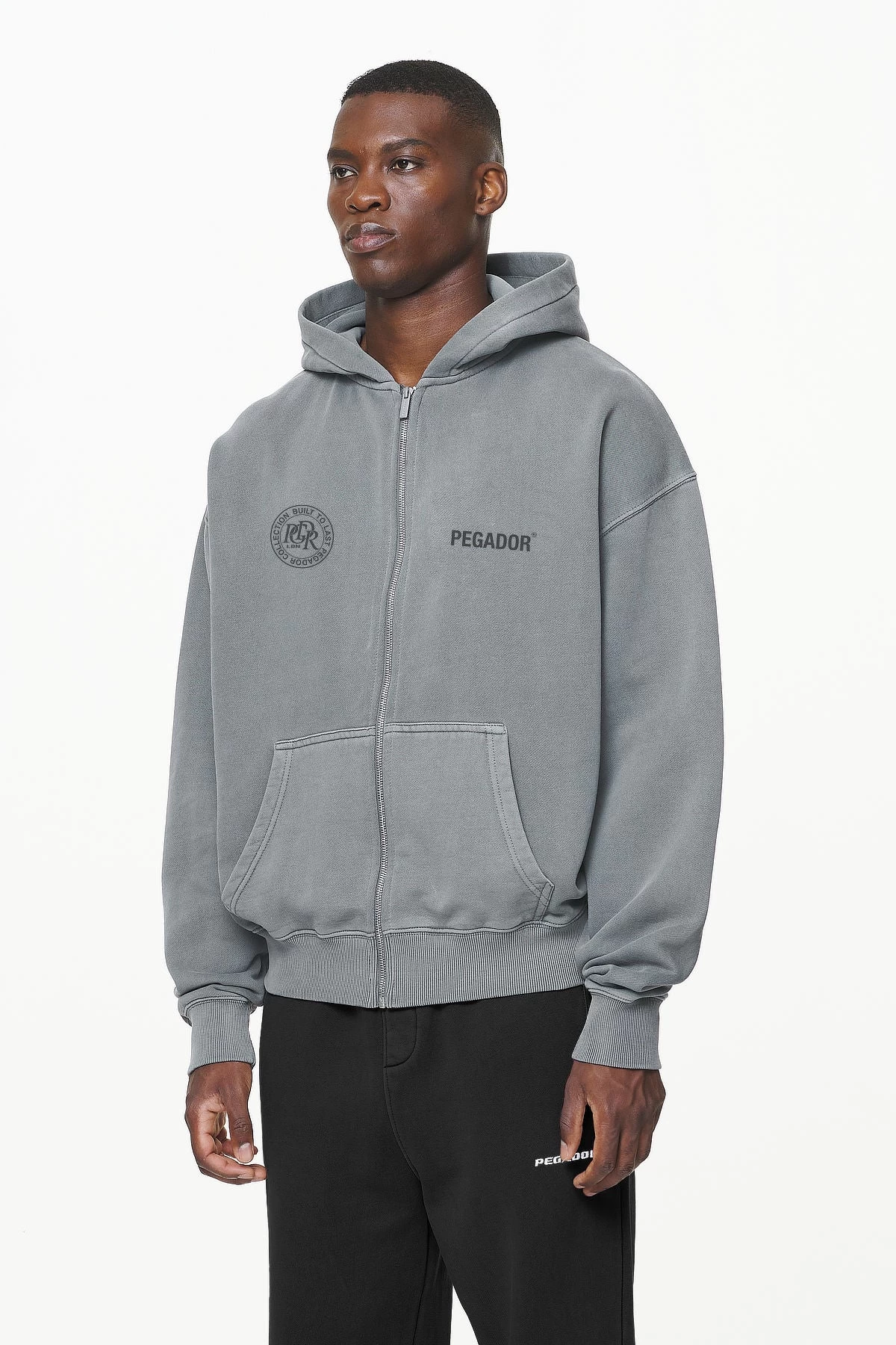 Dike Oversized Sweat Jacket Vintage Grey 6 Dike Oversized Sweat Jacket Vintage Grey - Image 4