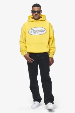 West Oversized Hoodie Vintage Washed Solar Yellow -Pegador® hover PGDR BLACKFRIDAY 2023 MENS19483